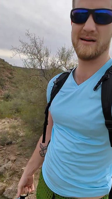 Is this too see-through for a hike!? ? #gays #gaycock #gayexhib #gayhairy #gayotter #gatoutdoors https://t