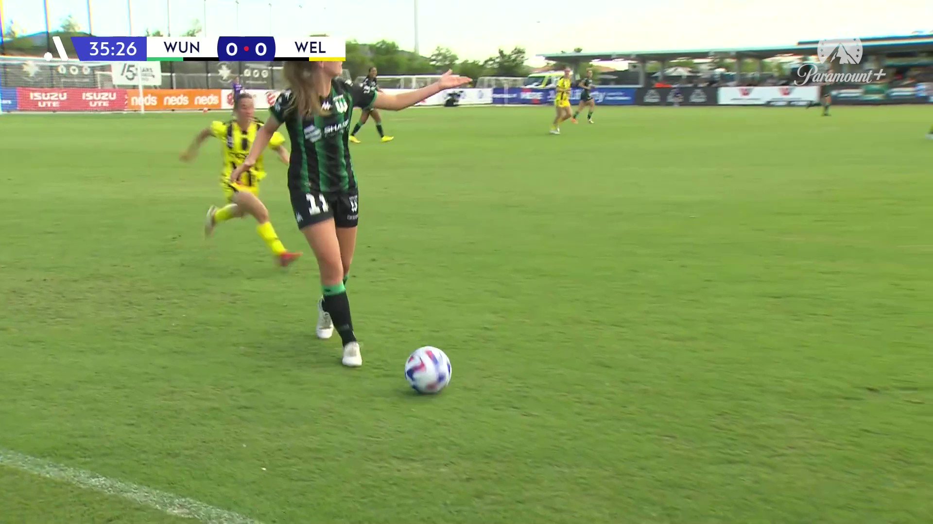 𝙃𝙤𝙬 𝙙𝙞𝙙 @wufcofficial 𝙣𝙤𝙩 𝙨𝙘𝙤𝙧𝙚?! 😱

Some 𝐛𝐫𝐢𝐥𝐥𝐢𝐚𝐧𝐭 Phoenix defending & 2⃣ 𝐛𝐢𝐠 Brianna Edwards saves see Hannah Keane denied THREE times! 🤯

Follow live:  all the action LIVE on #DubZone 📺

#WeAreALeagues @LibFinancial”