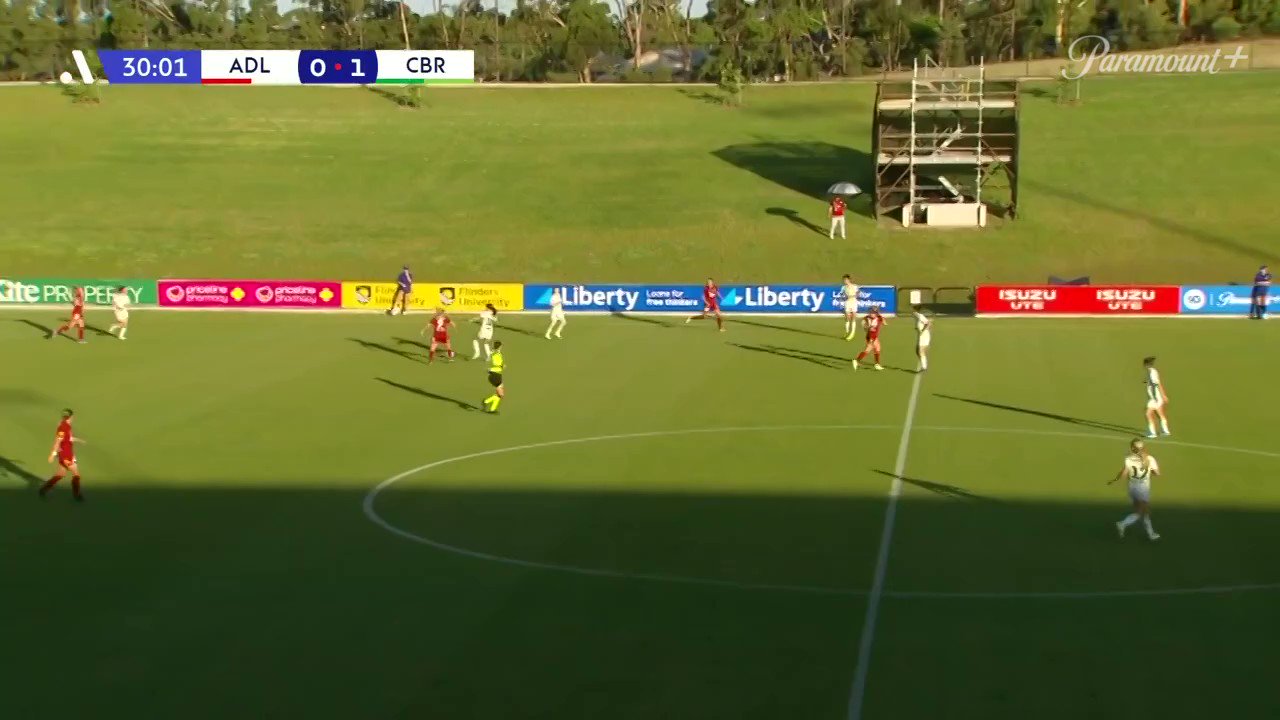 OH. MAHER. GOODNESS! ✨

@CanberraUnited double their lead against @AdelaideUnited through Grace Maher, scores now at 0-2!

#ADLvCBR LIVE right now on Paramount+”
