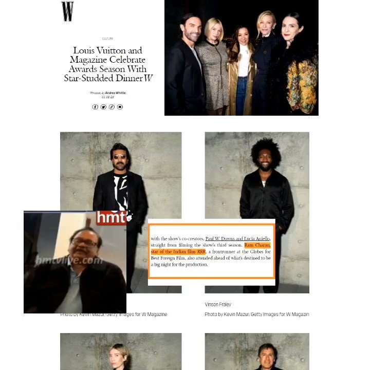 Louis Vuitton x W Magazine Celebrate Awards Season