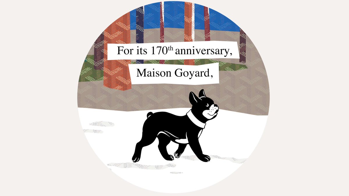 GoyardOfficial on X: BACK TO THE ROOTS 170 years later, Maison