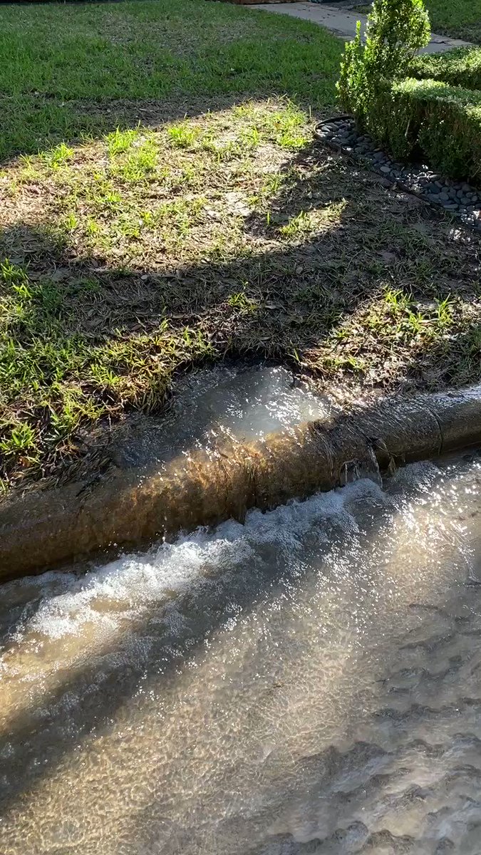 Bill king on twitter this city of houston water main break has been
