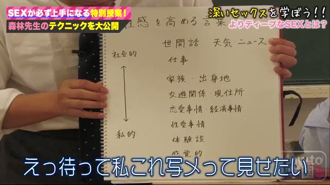 【童貞さんは見ないでください】

SEXの教科書、上級編がついに半額セールに登場です🉐

言葉責めやポルチオ開発など、中級編よりも大人のセックスが学べます。

長年付き合った彼女やセフレ、奥さんを喜ばせるなら絶対見るべきです。 https://t.co/8VWcUOMrjC
