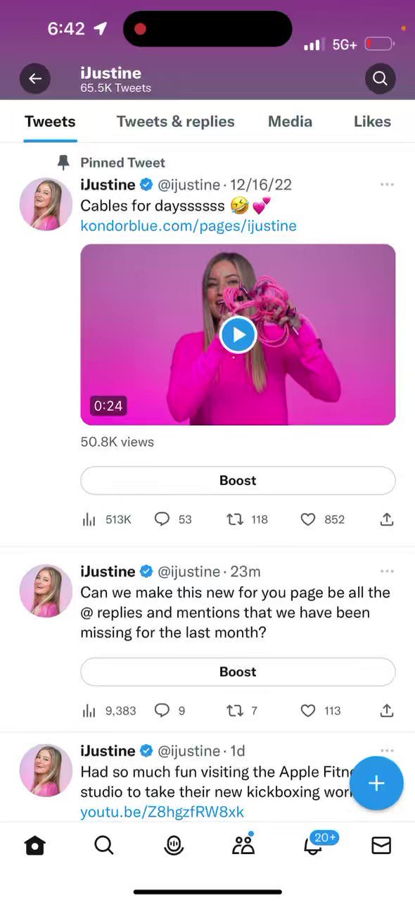 iJustine on Twitter "This is what I mean when I say replies aren’t
