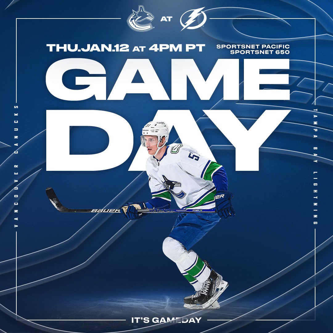 Vancouver Canucks on Twitter: "Battle with the Bolts ⚡️ 🆚 Tampa Bay
