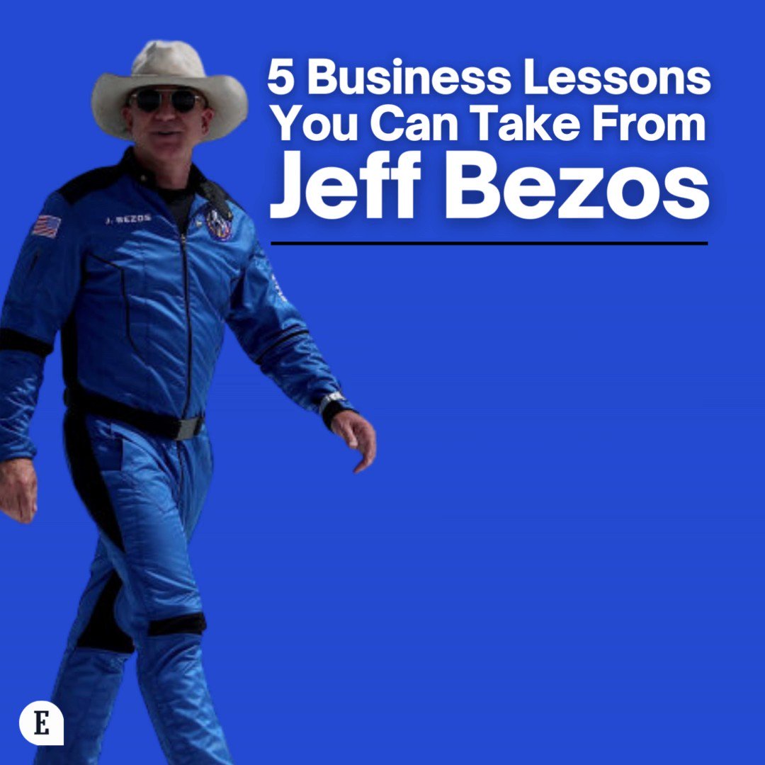 Happy birthday to billionaire founder Jeff Bezos! What\s the biggest lesson you\ve learned from his success? 