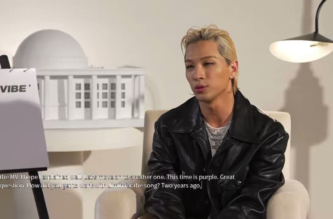 Taeyang Vibe Jimin Leather Jacket