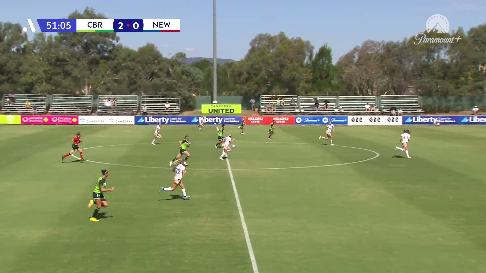 TWO for Michelle Heyman ⚽️⚽️
THREE for @CanberraUnited 🔥 

The home side is in complete control at McKellar Park!

Follow live:  all the action LIVE on #DubZone 📺

#WeAreALeagues @LibFinancial”