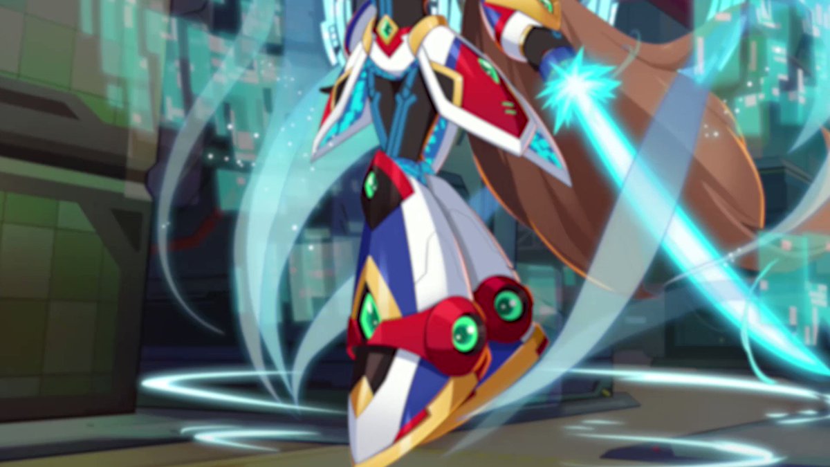 ロックマンX DiVE公式 on Twitter "【🎊新キャラクター登場🎊】 「アイリス ダイヴアーマー」が1/18（水）のメンテナンス