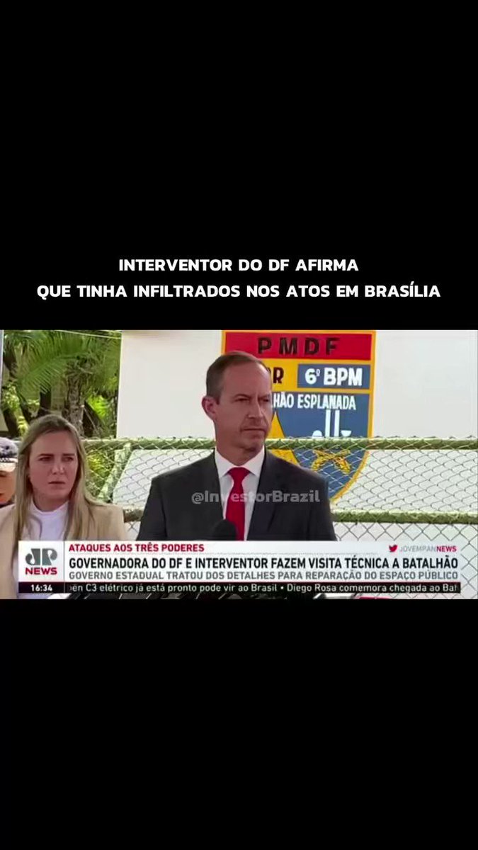 -iFjBKN-lXCczeLn URGENTE: Interventor confirma “infiltrados” no ato de 8 de janeiro, em Brasília ; video