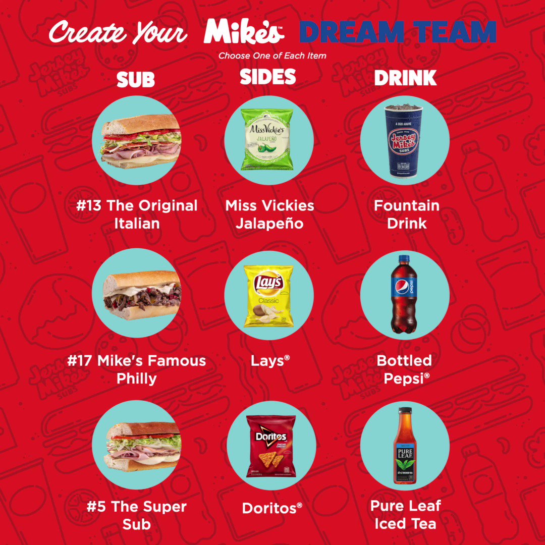 Jersey Mike s Subs On Twitter Let s Hear It For Our Dream Team Share Yours Below jersey-mike-s-subs-on-twitter-let-s-hear-it-for-our-dream-team-share-yours-below