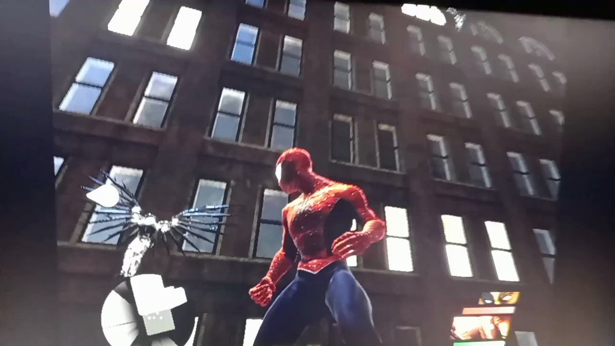 I kinda like how in both Web of Shadows and Insomniac's Spider-Man games, enemies can be webbed to an object or building https://t.co/8JfCEjw6LE