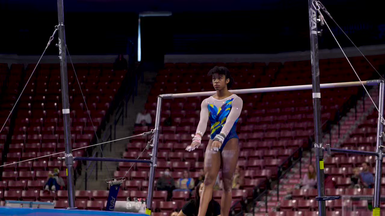 UCLA Gymnastics on Twitter "Walkon freshman Maddie Anyimi was flying
