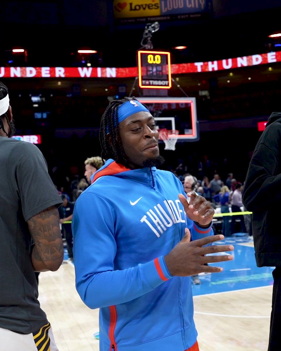 Pacers at Thunder / Twitter