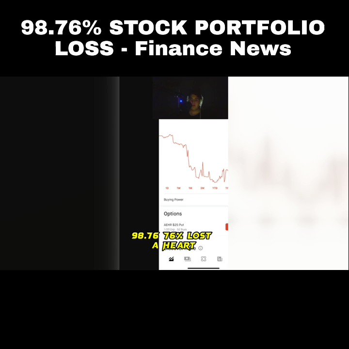 #finance #stocks #wallstreetbets
98.76% STOCK PORTFOLIO LOSS - Finance News https://t.co/pHSzyDd3La