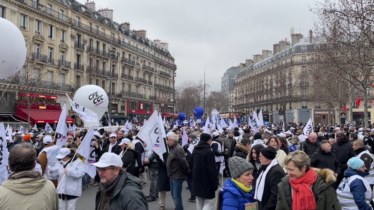 Забастовки во франции