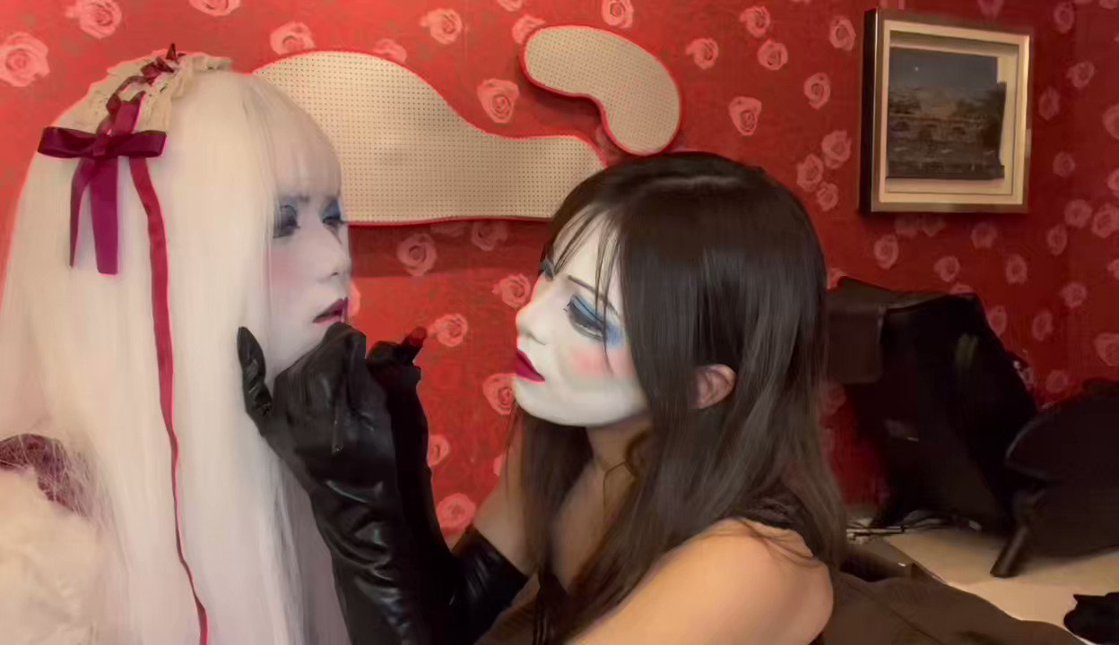 エロケバ　厚化粧 桃うさぎ🐰/白塗り/Heavy makeup (@fetish_makeup) / X
