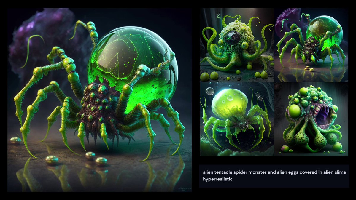 A Snippet from my ai-art deep dive video /hiOHhxJpdQ This Spider Creature is Absolutely Amazing! 🙂 --- #midjourney #AIart #GameDev #indieDev #RogueLike #indiegamedev @UnrealEngine #UE4 #UE5 #UnrealDev # Animation #LowPoly #GameArt ... A Snippet from my ai-art deep dive video /hiOHhxJpdQ This Spider Creature is Absolutely Amazing! 🙂 --- #midjourney #AIart #GameDev #indieDev #RogueLike #indiegamedev @UnrealEngine #UE4 #UE5 #UnrealDev # Animation #LowPoly #GameArt ...