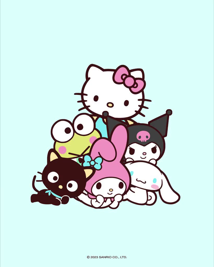 Hello Kitty  Friends  Hello kitty backgrounds Hello kitty wallpaper Sanrio  hello kitty