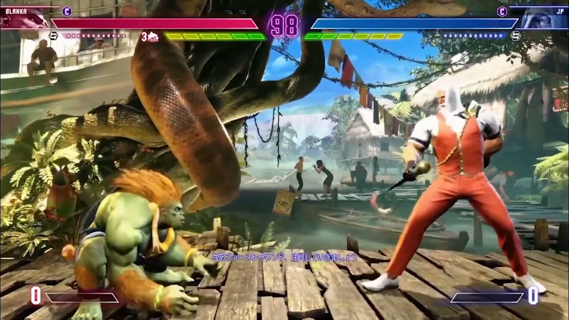 Vídeo de gameplay do Blanka no Street Fighter V