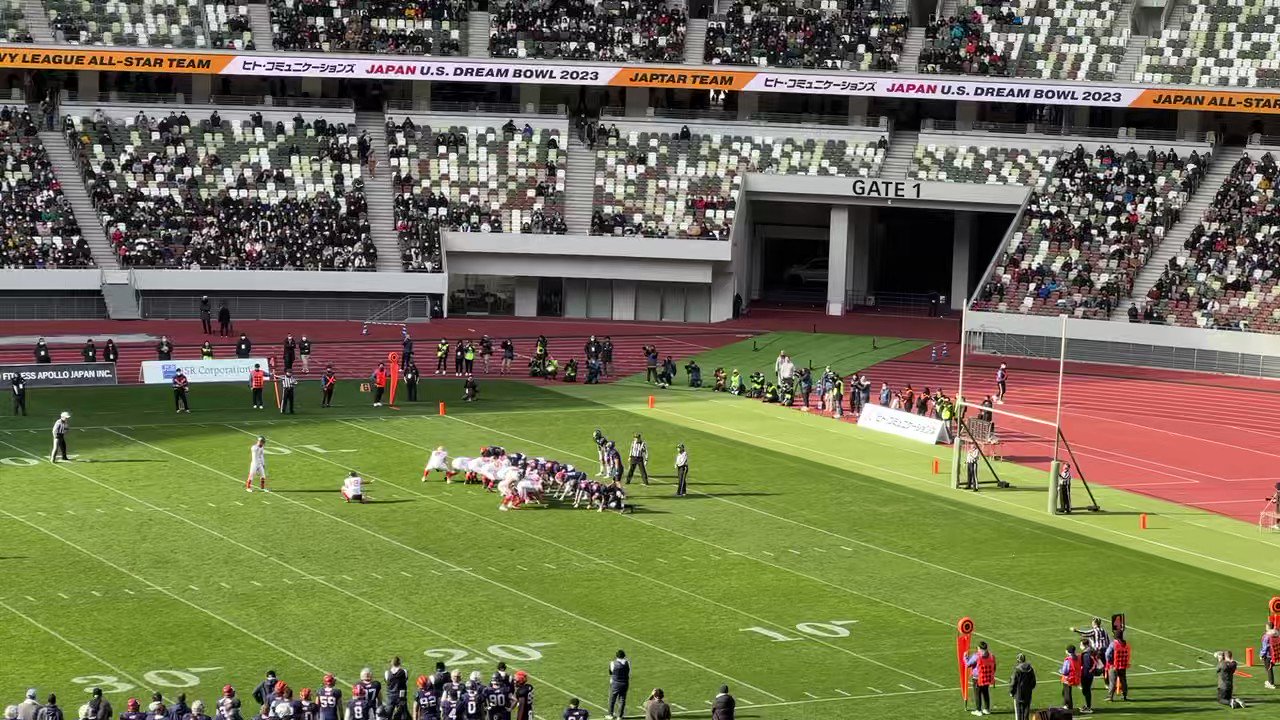 Gacks on Twitter "JPN 67 USA 前半終了 Japan U.S. Dream Bowl 2023 日本選抜vs