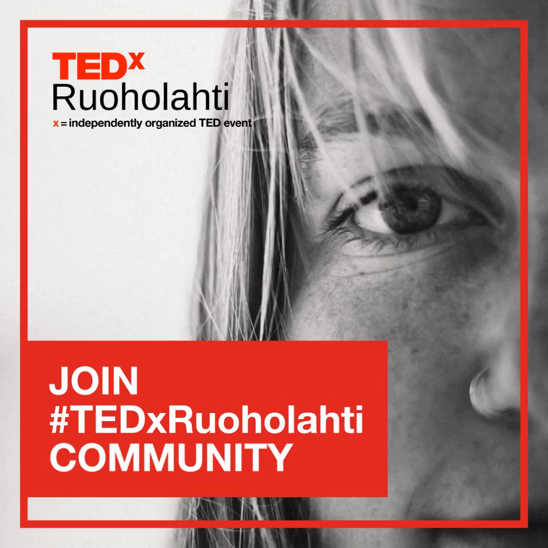 BIG NEWS: TEDx is coming back to Helsinki! Join the #TEDxRuoholahti community to connect with like-minded people.

Follow @TEDxRuoholahti & sign-up to hear about speaker calls, partnership opportunities etc. 
https://t.co/8bc3gKM4RR 

#TEDxRuoholahti2023 #slush2022 #somefi spon https://t.co/3ihLyPWXSx