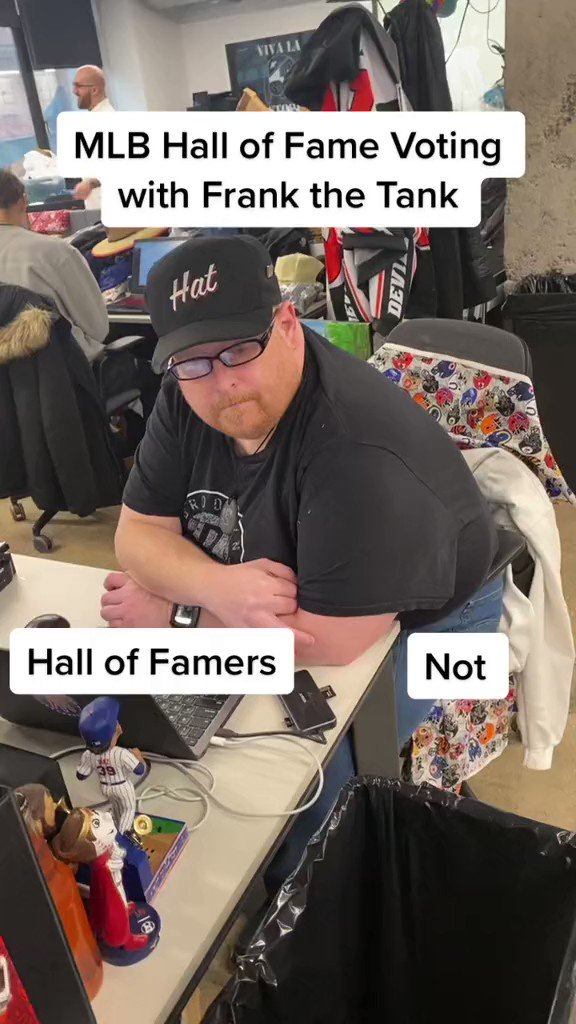 Starting 9 on Twitter "MLB Hall of Fame Voting with NjTank99"