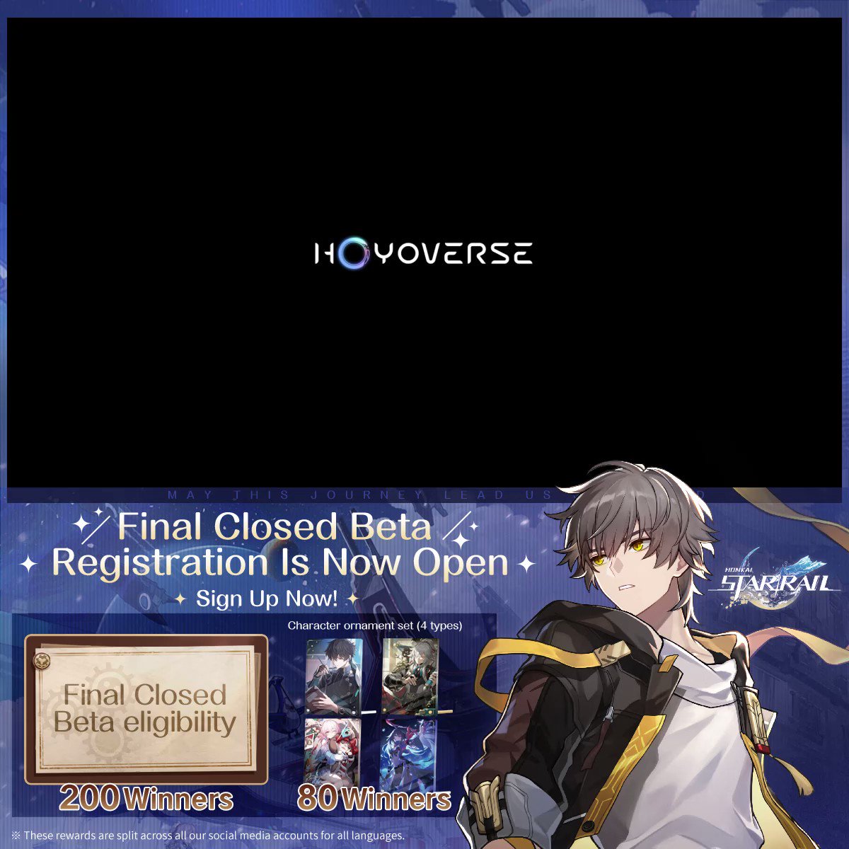 Honkai Star Rail on Twitter "Final Closed Beta Registration Is Now