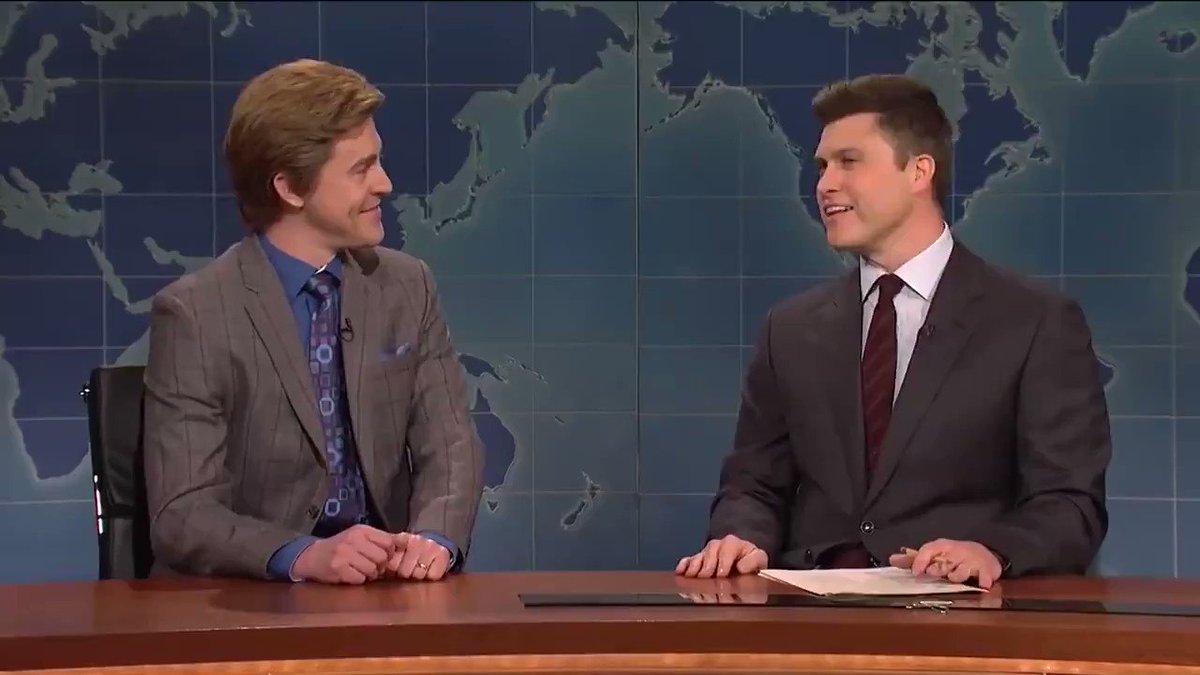 there's nothing , terry fink colin jost barry haha funny snl joke https://t.co/o0oCEyww3y