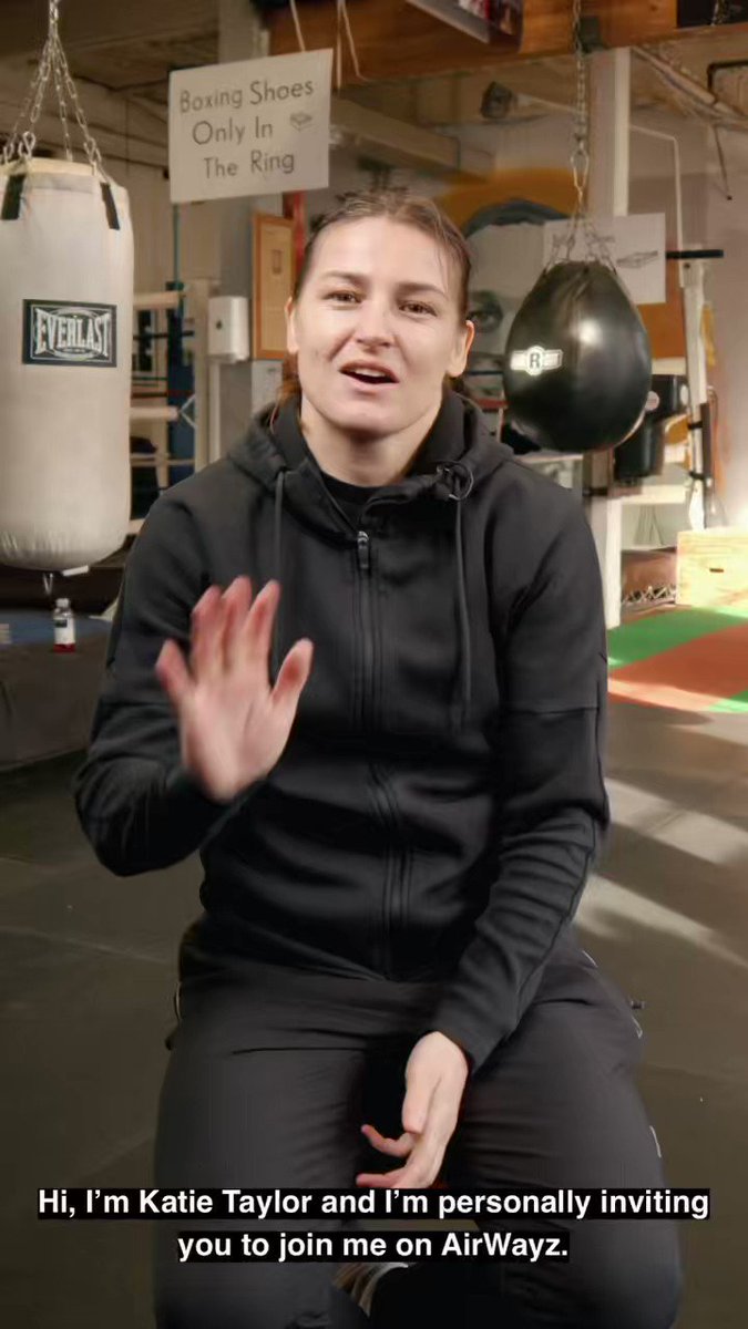 Katie Taylor on Twitter: "Excited to team up with @airwayzofficial to