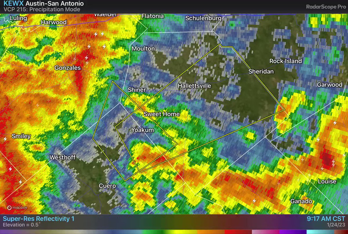 NWS Austin/San Antonio on Twitter "A new Severe Thunderstorm Warning