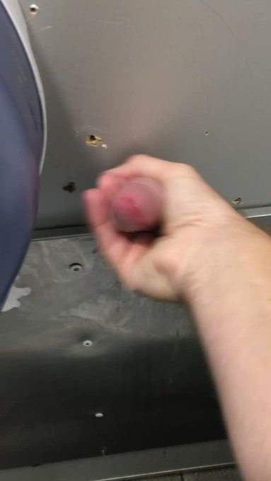 Milking a anon uncut cock in the public toilets 😜💦 #gloryhole #cruising #uncut #handjob #anon #cumshot