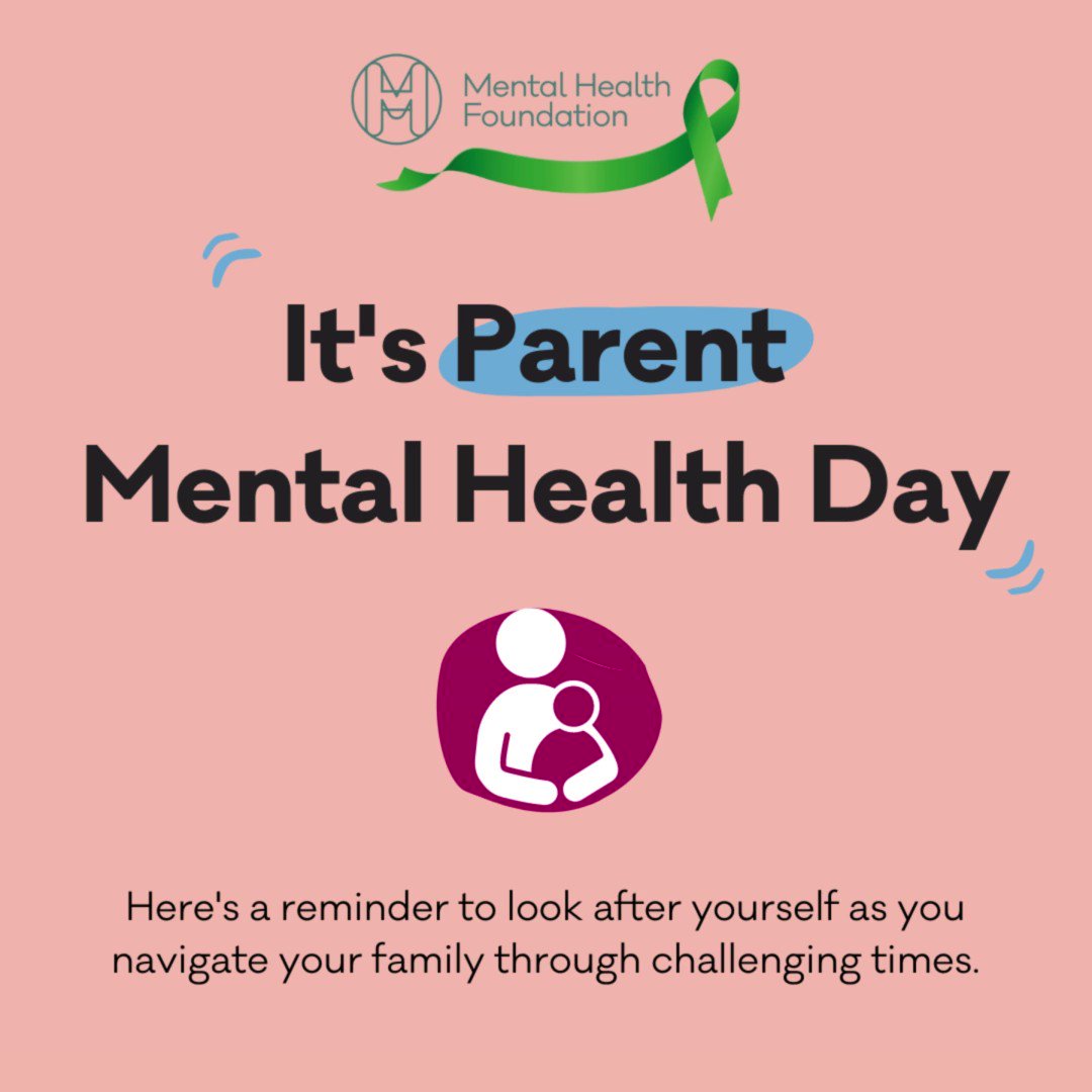 Mental Health Foundation on X: "Today is #ParentMentalHealthDay.💚 Keeping  families afloat can take a toll on parents' and carers' mental health. Here  are some tips on how to look after yourself while