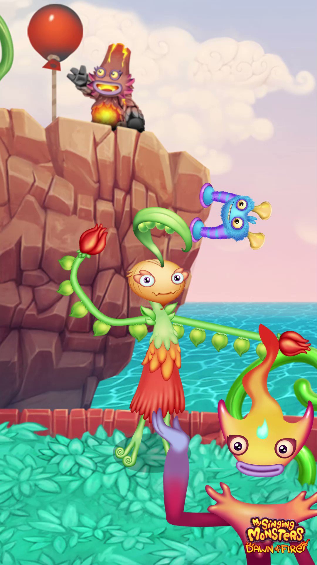 My Singing Monsters on X: What a weekend! Edamimi performed a concert for  the Monsters of Party Island🎤Tring spent a lot of time tickling Sneyser's  toes!🐾Bisonorus used this weekend to get caught