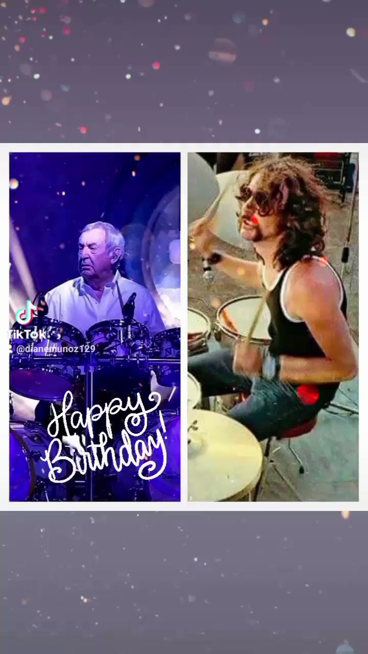 Happy 79th Birthday To The Legendary Nick Mason (Pink Floyd, Founding Member & Drummer) January 27th, 1944. 