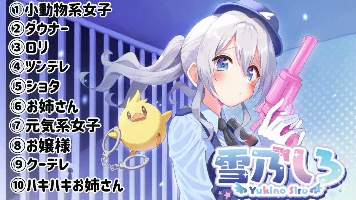 雪乃 しろ ໒꒱⋆⑅ フリー声優 (@si_ro88) / Posts / X