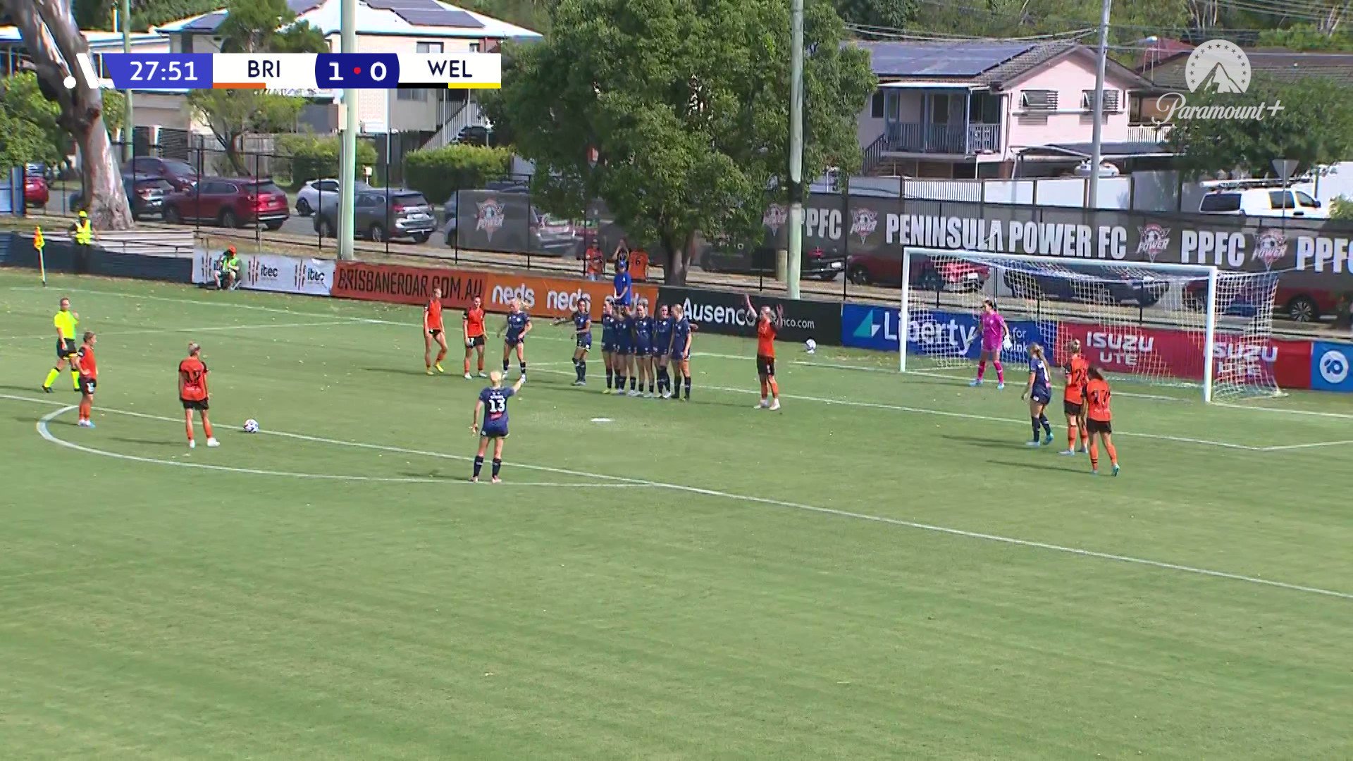 GORRY-LAZO 🔥🔥

@TheMatildas star doubles @brisbaneroar's lead with a sumptuous free-kick!

Follow live:  all the action LIVE on @Channel10AU  PLAY 📺

#BRIvWEL #WeAreALeagues @LibFinancial”