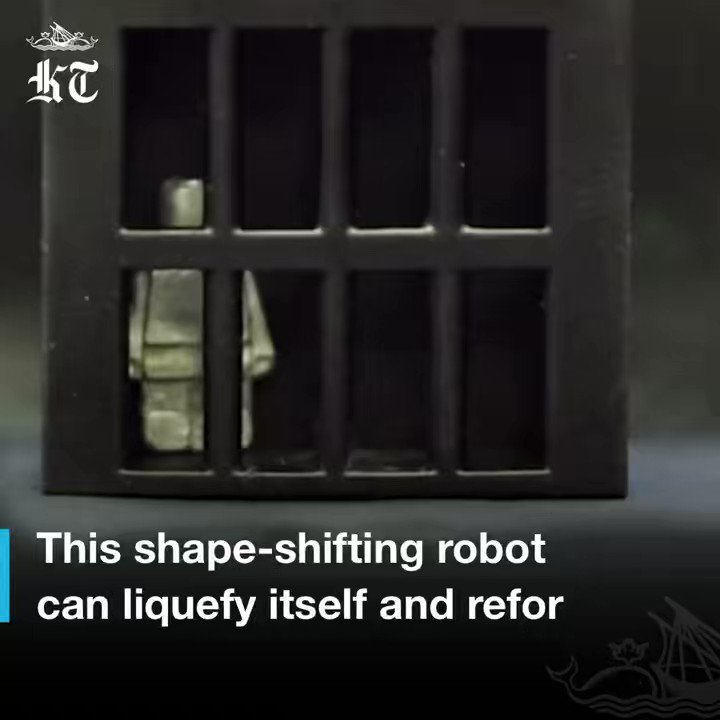 This Shape-Shifting Robot Can Liquefy Itself and Reform