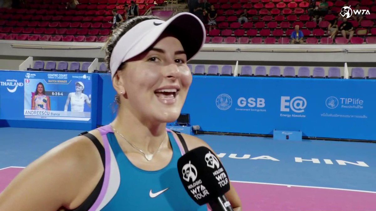 WTA Thailand Open on Twitter "RT WTA 👩‍🍳👌 Bandreescu_ • ThailandOpenHH"
