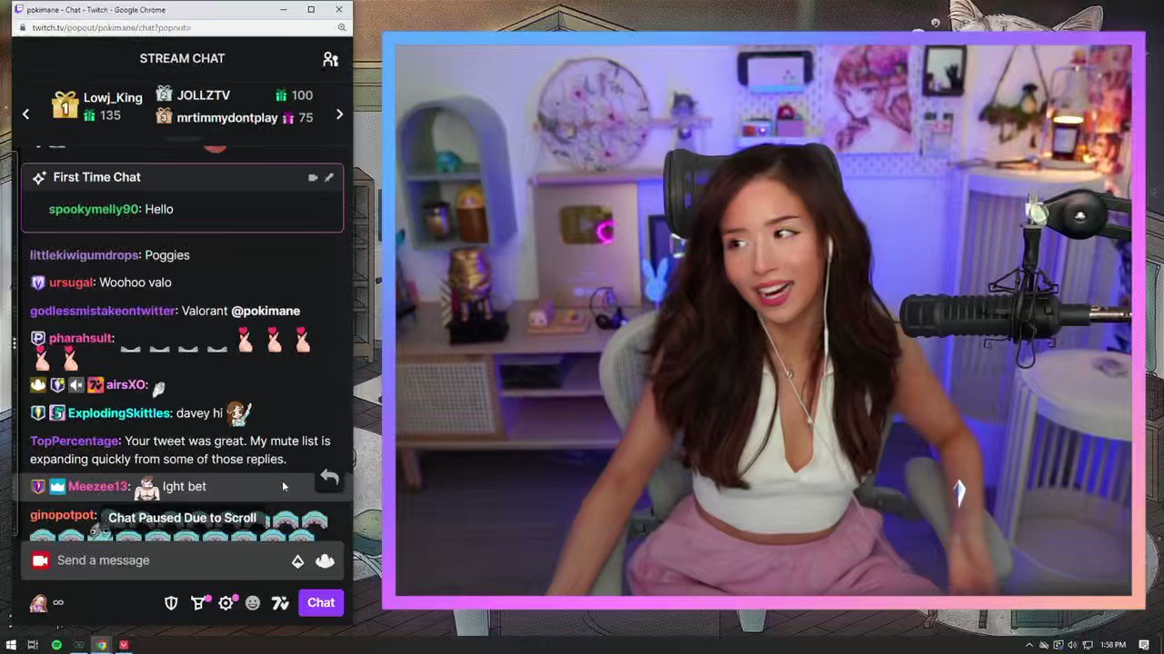 Pokimane freaks out after finally completing notoriously hard game - Dexerto