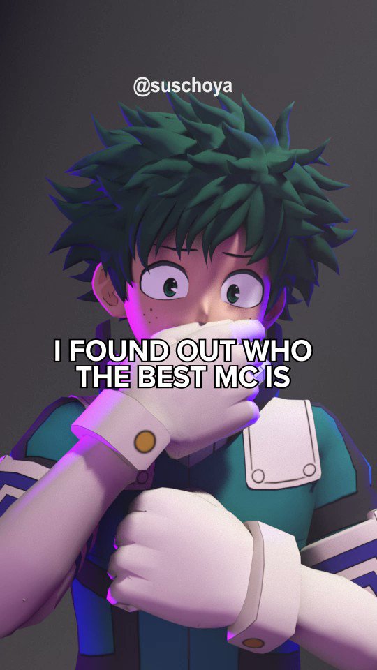 SusChoyA on Twitter "Best anime MC? You won’t believe it 🥸"(01)