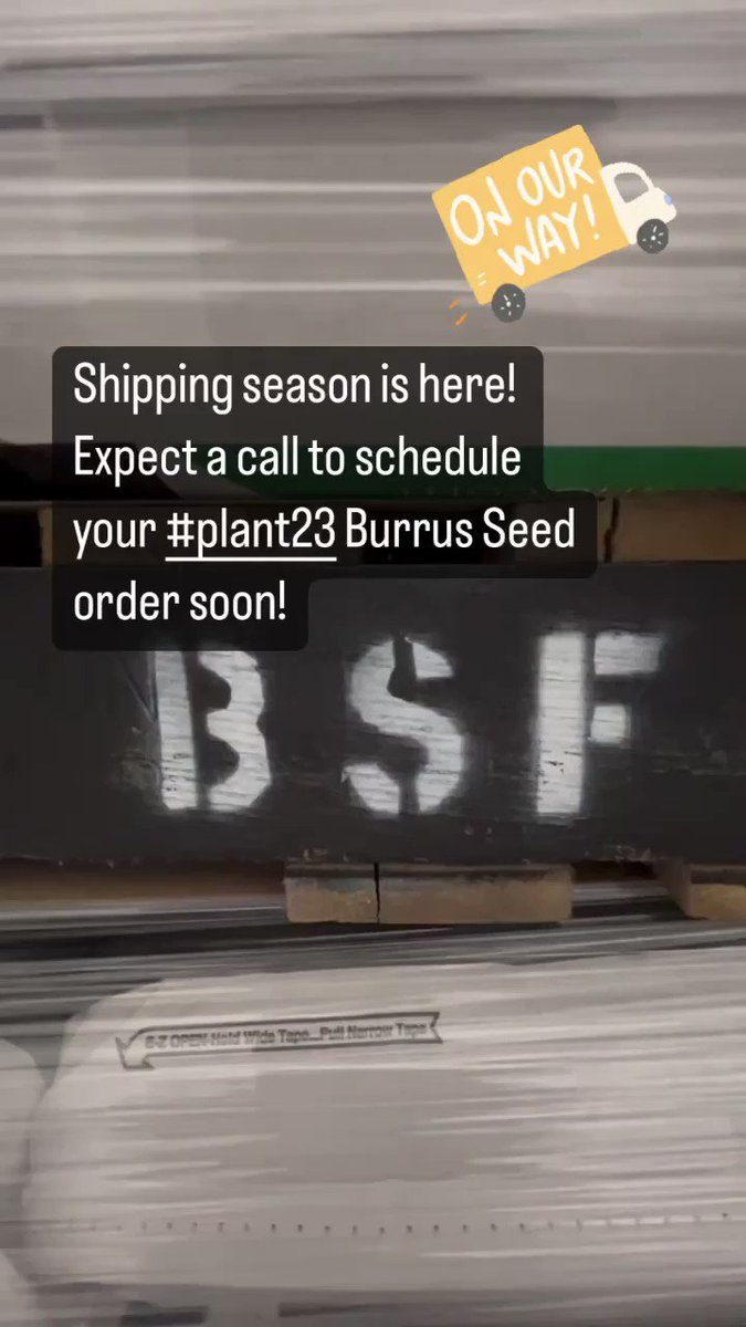 Image for the Tweet beginning: 🚛🌽 It's #BurrusSeed delivery season