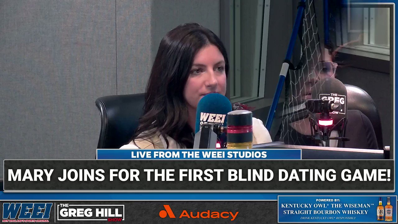 The Greg Hill Show on X: Mary joined this morning to kick-off the first  ever Blind Dating game on the show! Here's a peek into watch she's looking  for gentleman! #Boston #BostonMA