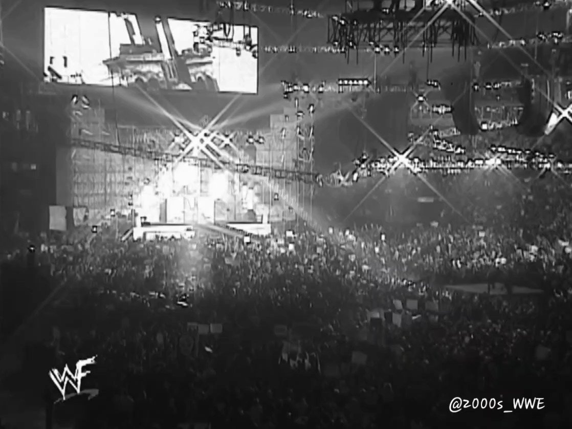 2000's WWE on Twitter "The Rock vs Hulk Hogan WrestleMania 18"