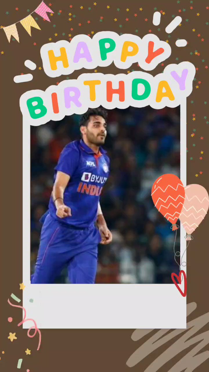 Happy Birthday swingking bhuvneshwar kumar    