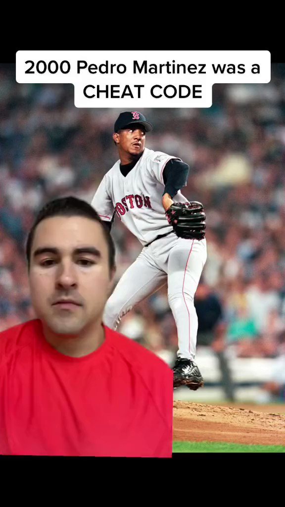 Barstool Baseball on X: Pedro Martinez was a legitimate CHEAT CODE in 2000  @Castellani2014  / X