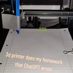 ChatGPTと3Dプリンターで!宿題をしてしまう人もいる!