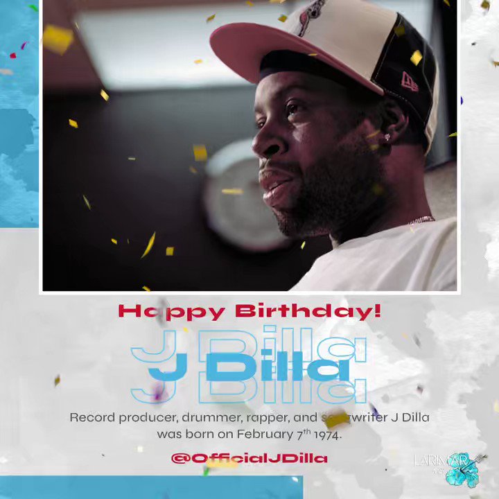 Happy Birthday and R.I.P to legendary record producer, drummer, rapper, and songwriter J Dilla!      
