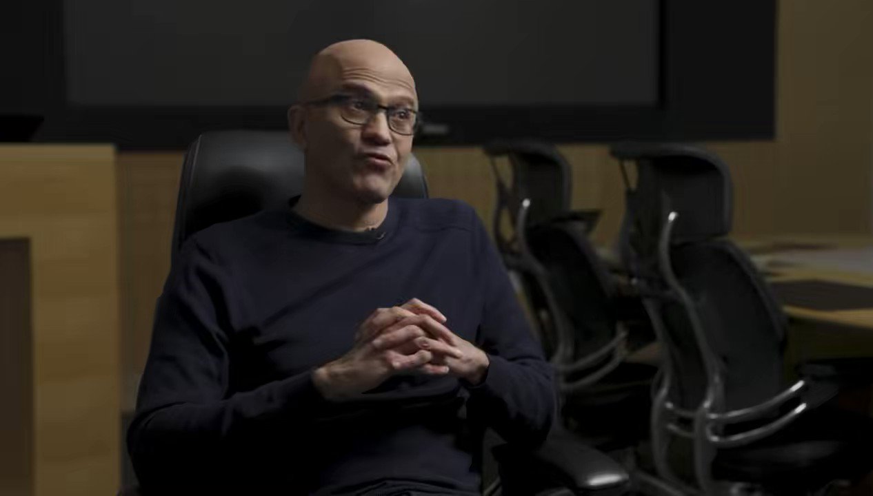 Tom Warren on X: "Microsoft CEO Satya Nadella on Google competing with  Bing's new AI. “I hope with our innovation they will definitely want to  come out and show that they can