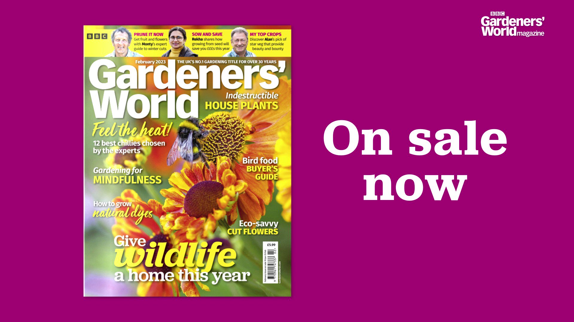 Gardeners' World Mag on Twitter "The February issue is on sale